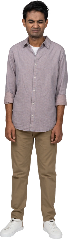 Man in casual clothes standing