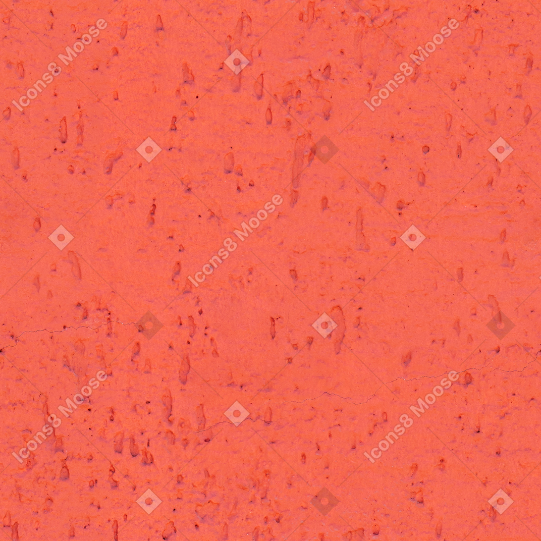 Muro di cemento verniciato rosso