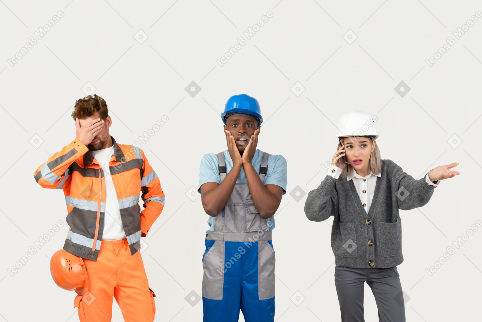 Building process workers are panicking