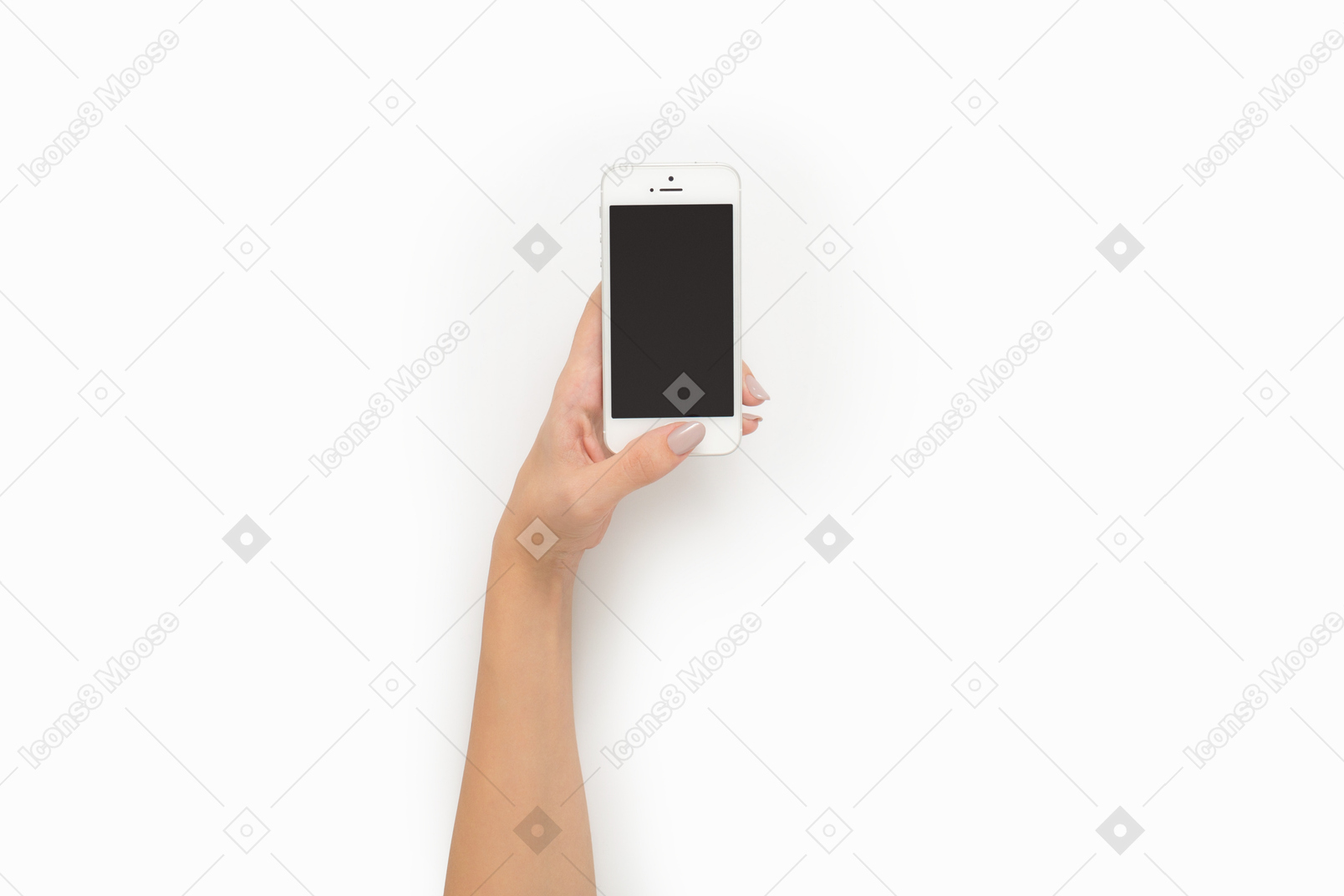 Female hand holding a smartphone