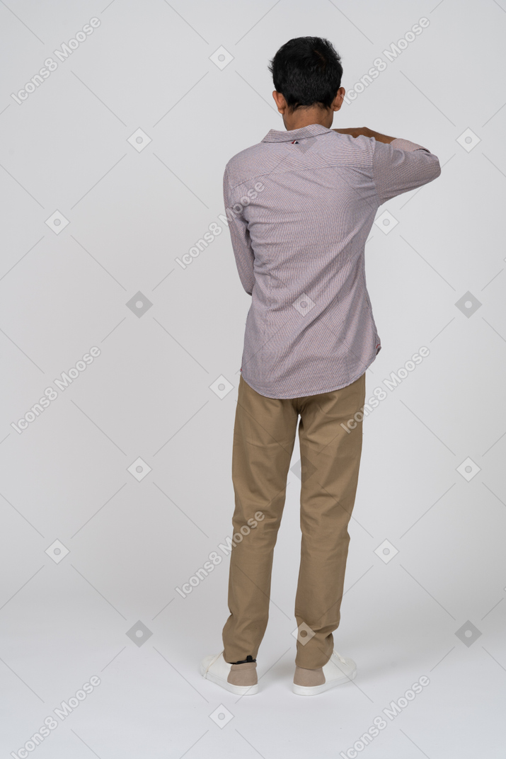 Man in casual clothes standing