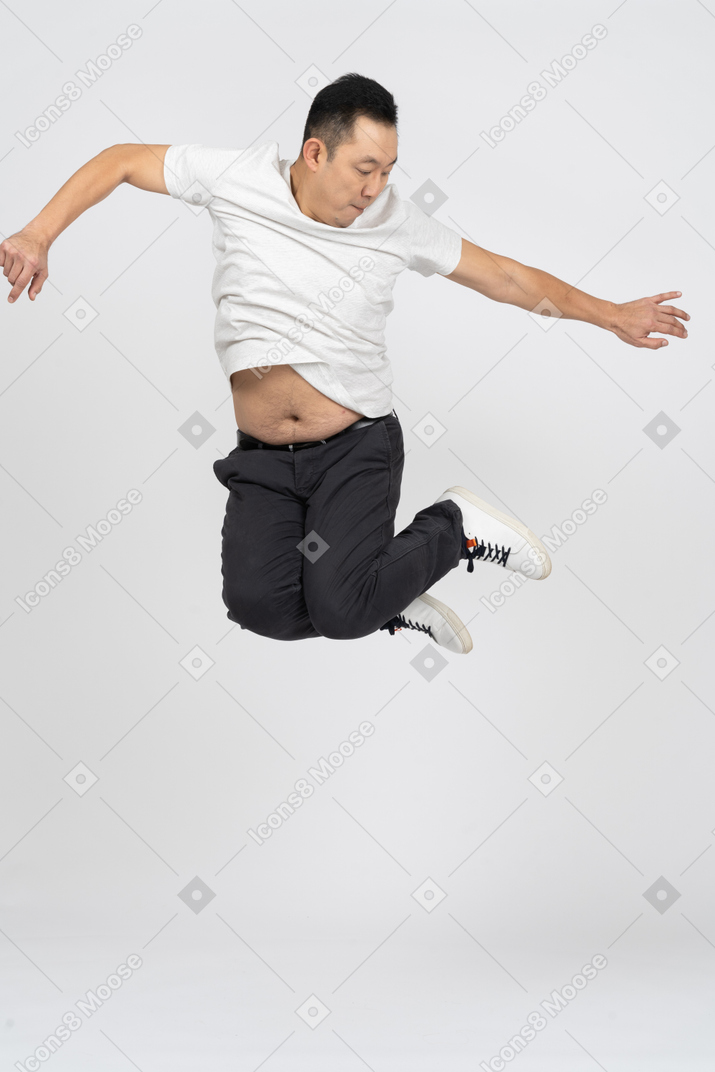 Jumping man