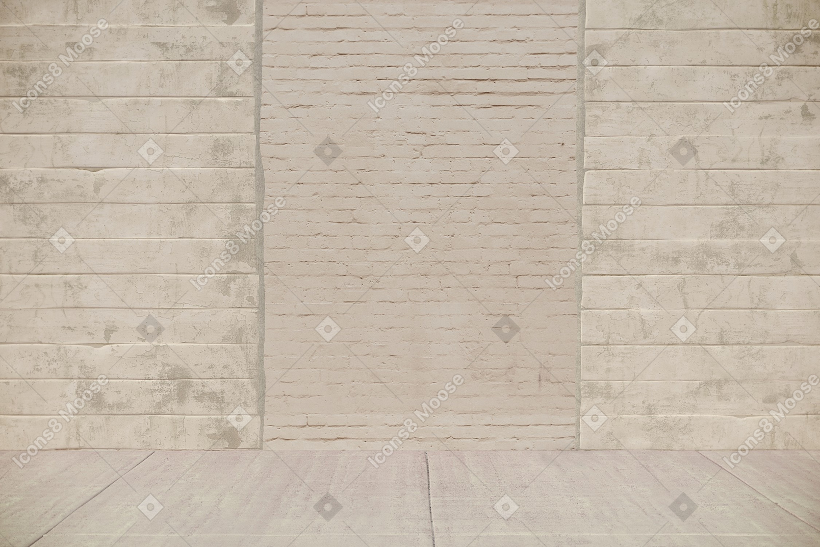 White marble floor tiles in a modern interior