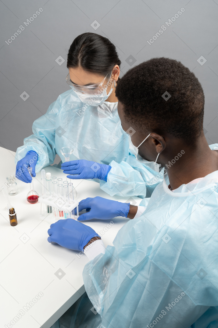 Medical laboratory workers