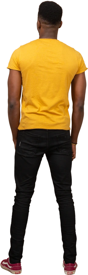 Man in casual clothes standing