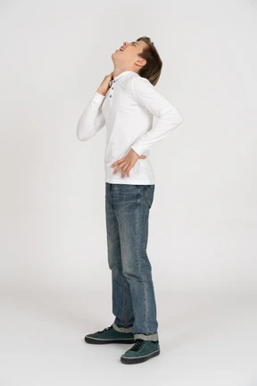Young man in casual clothes standing