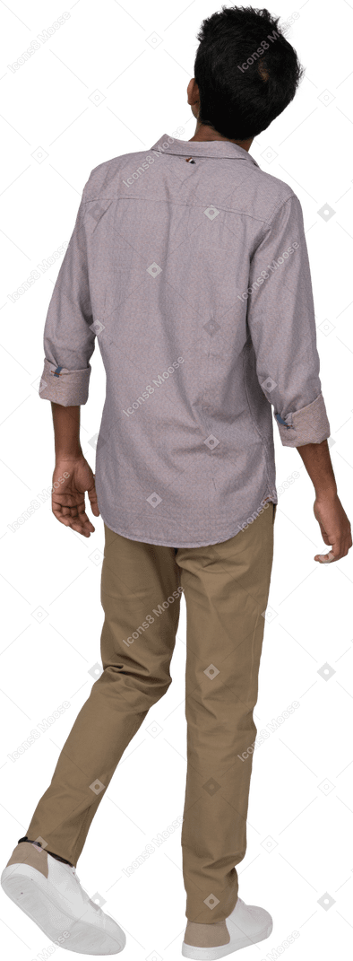 Man in casual clothes standing