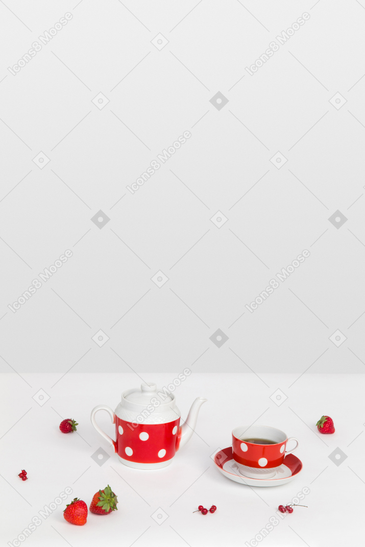 Taças perfeitas para a cerimónia tradicional do chá