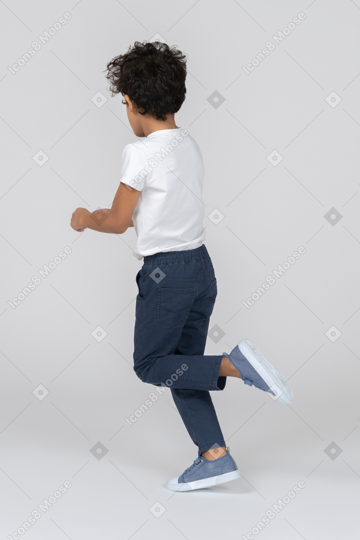 A dancing boy