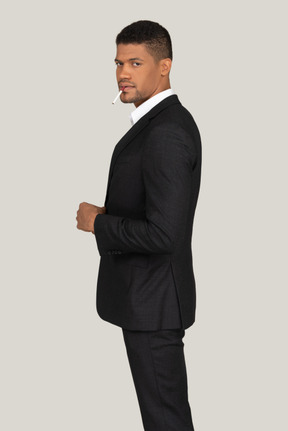 Stylish Man in Suit