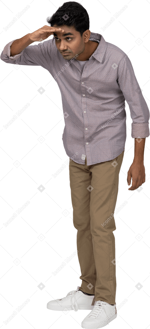 Man in casual clothes standing