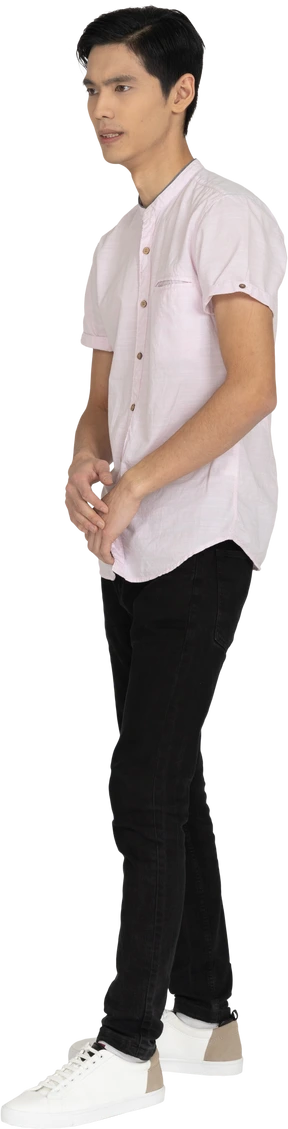 Man in casual clothes standing