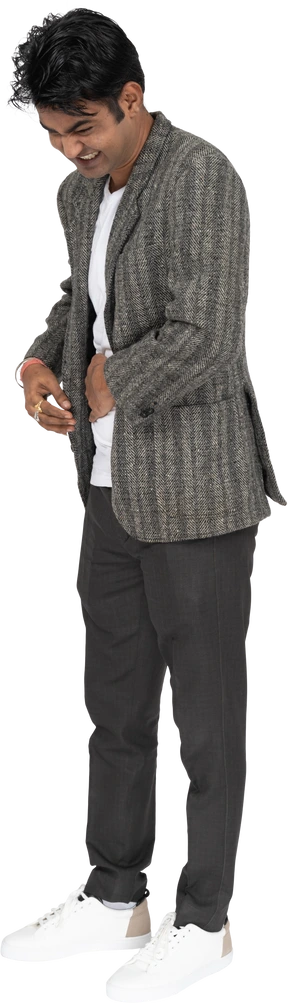 Man in suit standing