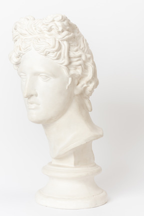 Clay copy of an antique male bust