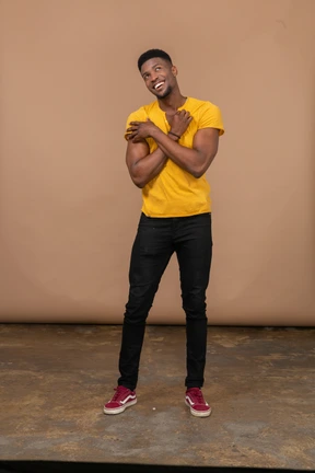 Man in casual clothes standing