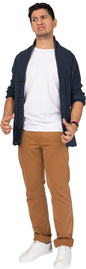 Man in casual clothes standing