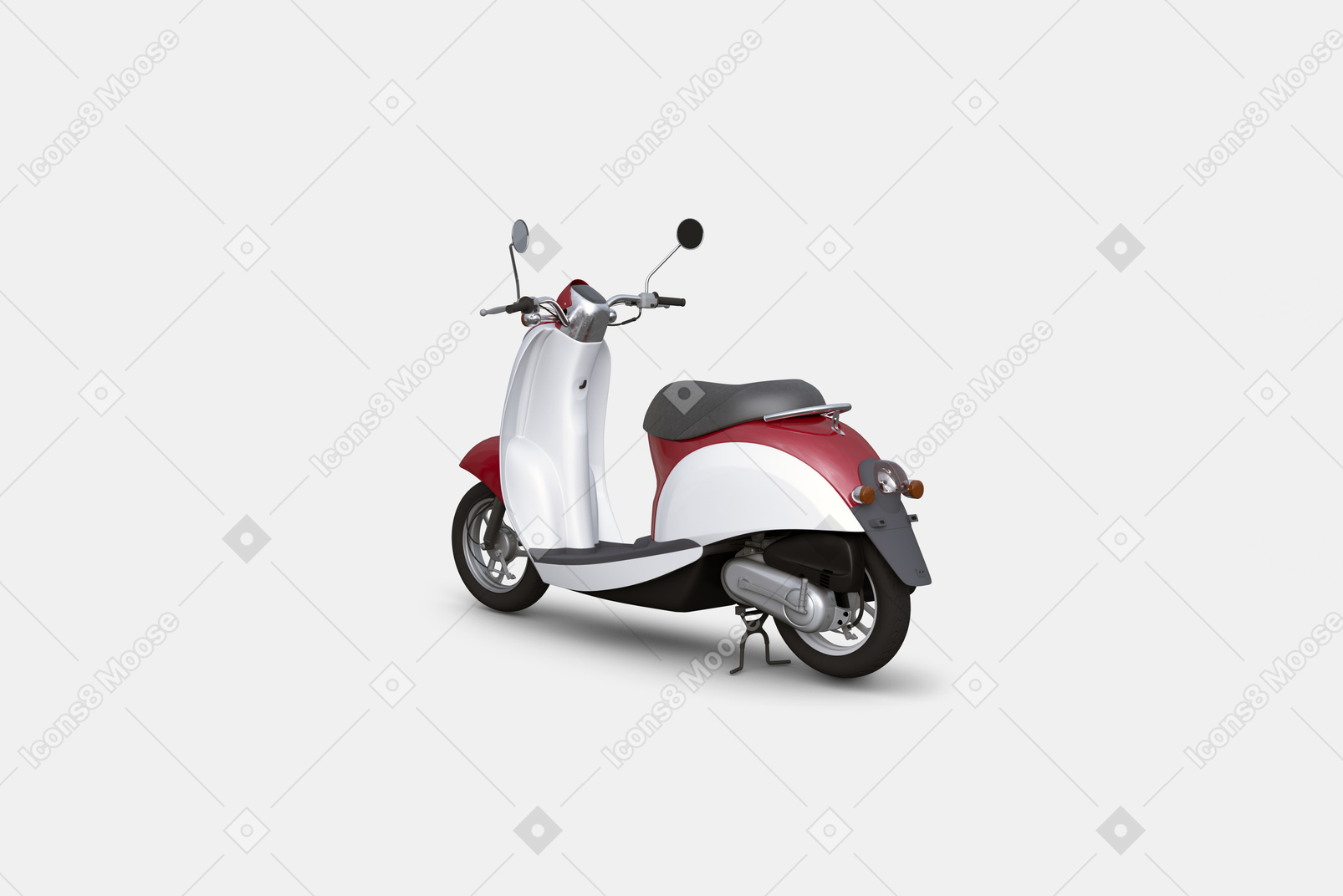 Scooter rosso