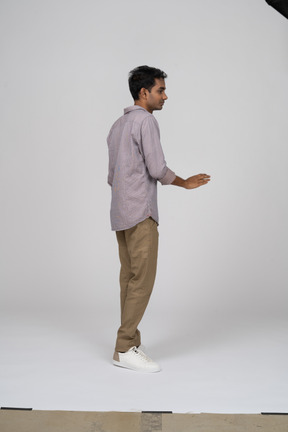 Man in casual clothes standing