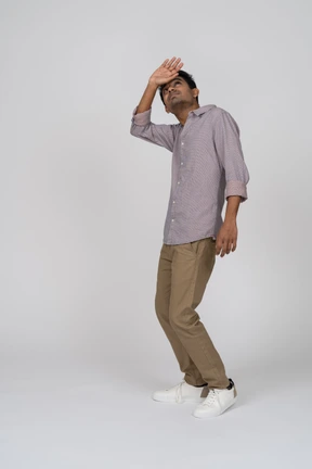 Man in casual clothes standing