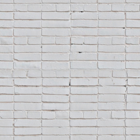 White painted bricks texture
