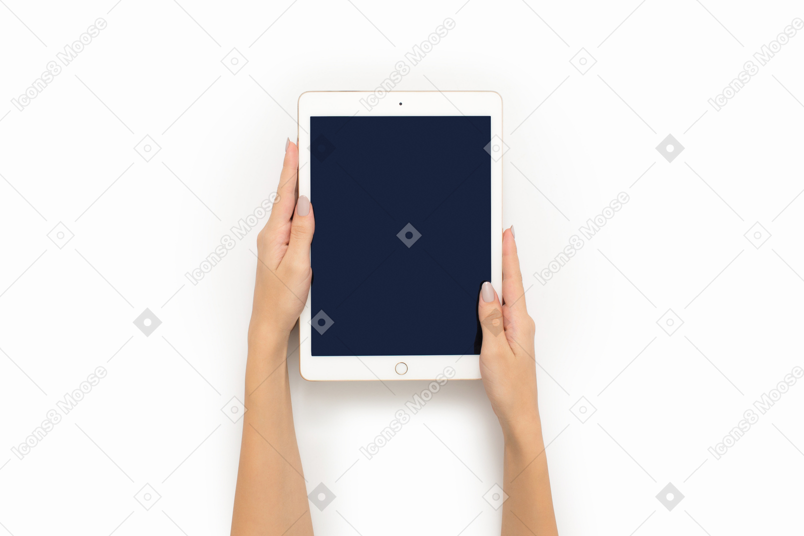 Digital tablet mockup for easy editing