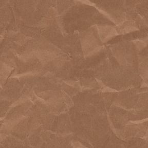 Brown crumpled paper