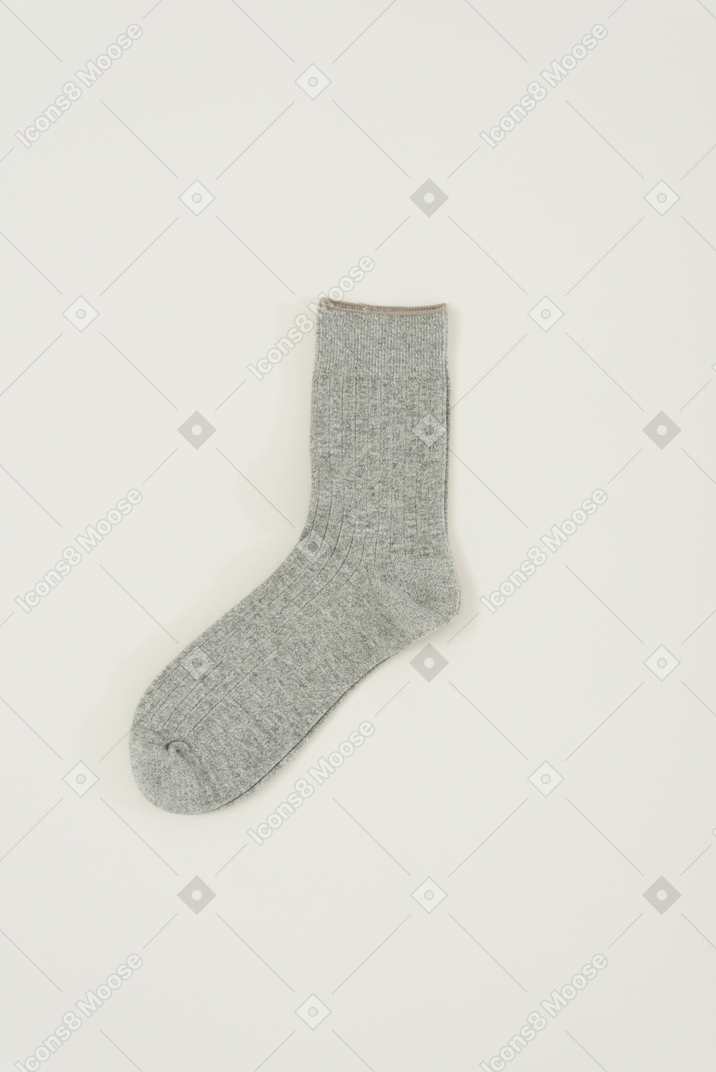混色灰色袜子