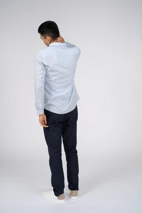 Man in casual clothes standing