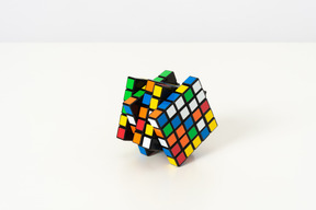 Rubic's cube on a white background