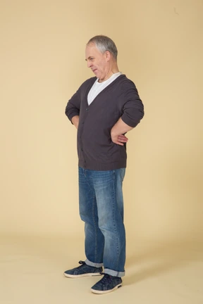 Man in casual clothes standing
