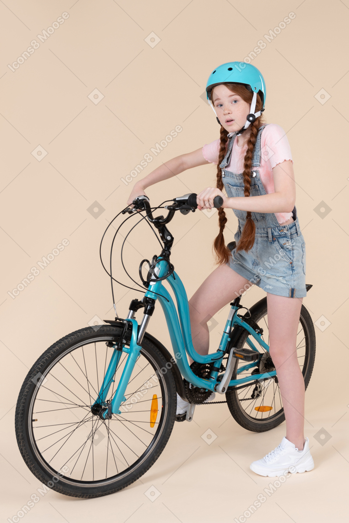 Riding bicycles takes a lot of courage