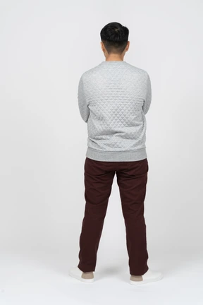 Man in casual clothes standing