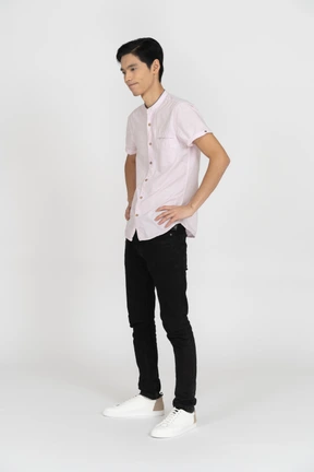 Man in casual clothes standing