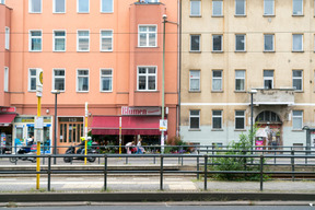 A street view of the headquarters