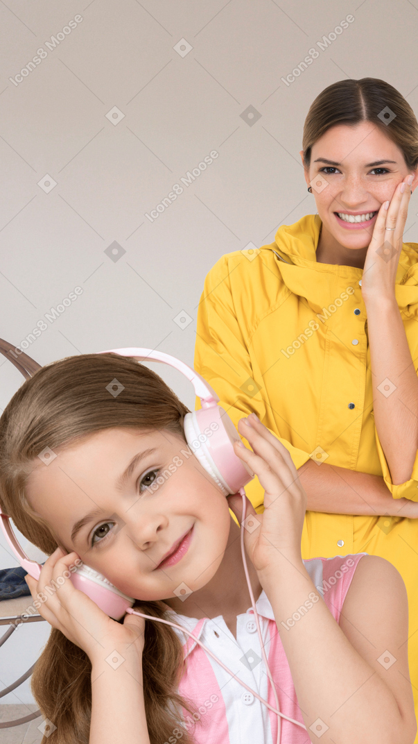 A young woman getting her hair washed at a salon