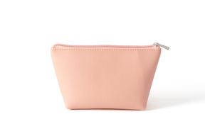 Pink makeup bag