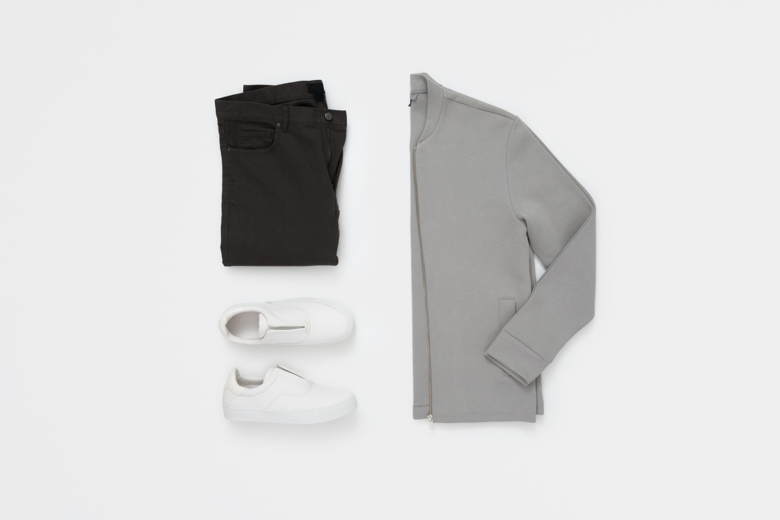 Cool men's look folded in two
