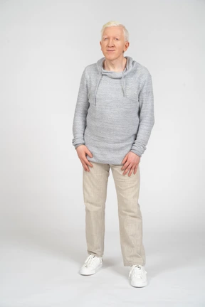 Man in casual clothes standing