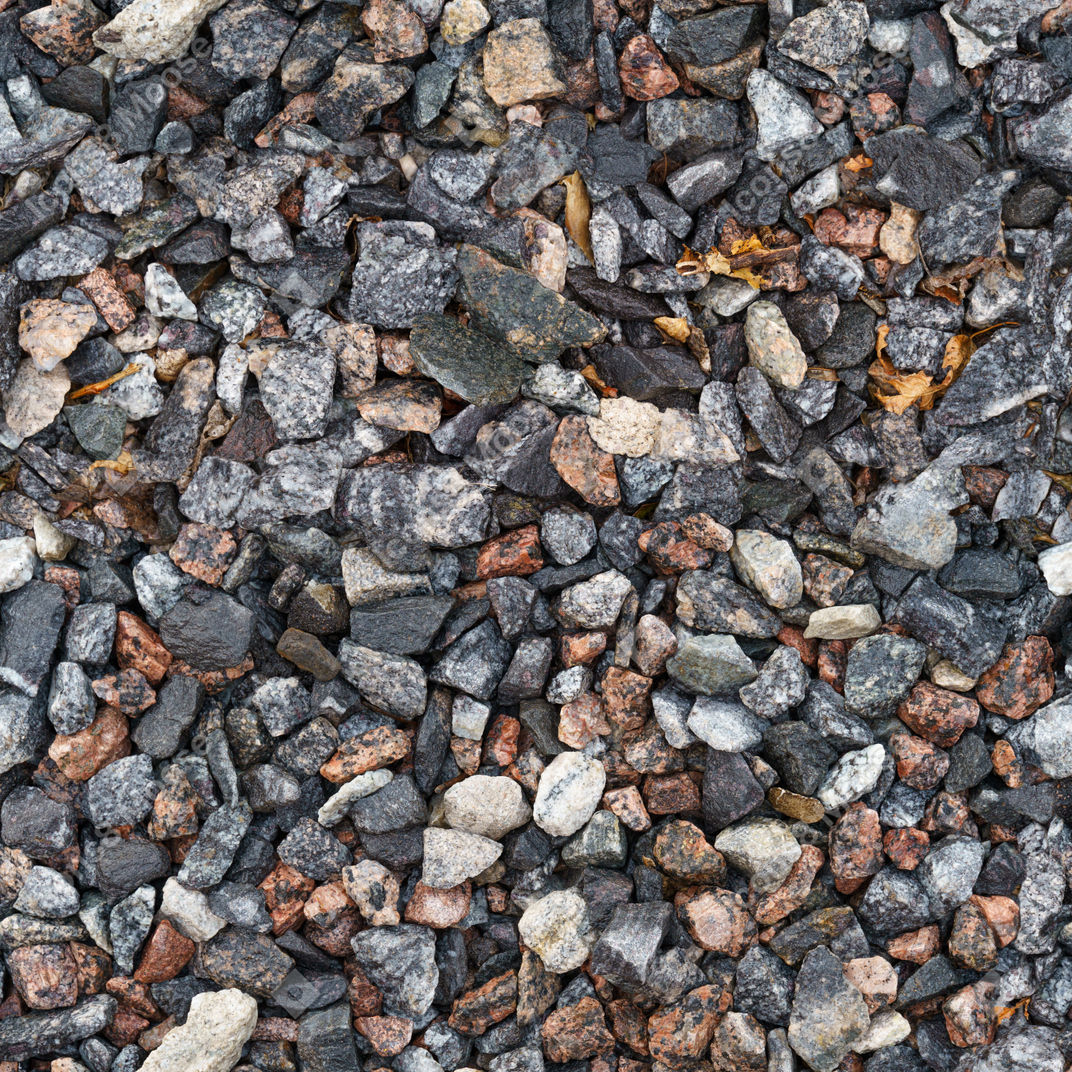 Wet stony beach texture
