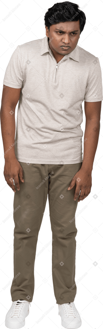 Man in casual clothes standing