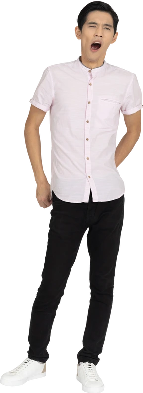 Man in casual clothes standing