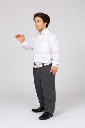 Man waving
