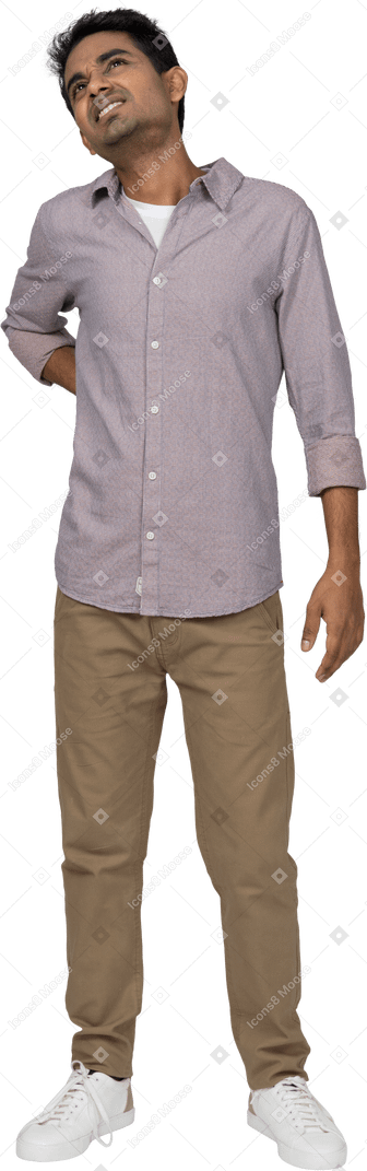 Man in casual clothes standing