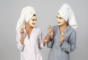 Beauty procedures and girls' relax time