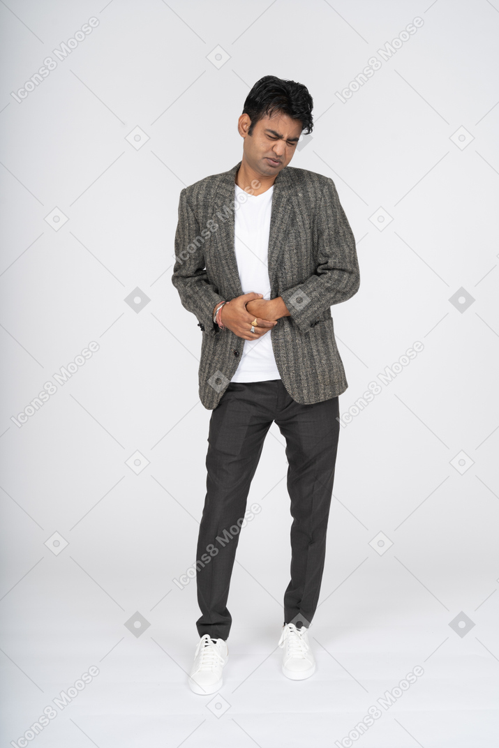 Man in suit standing