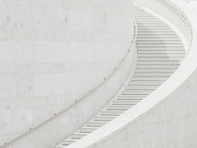 Stairs in a modern building