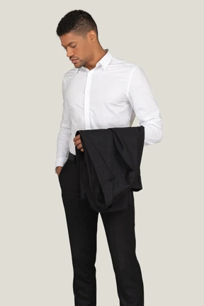 Good looking standing man
