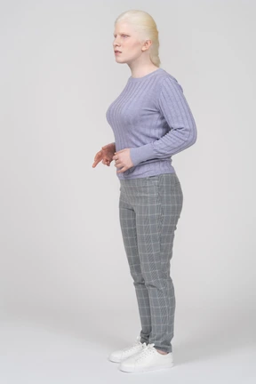 Young woman looking concerned