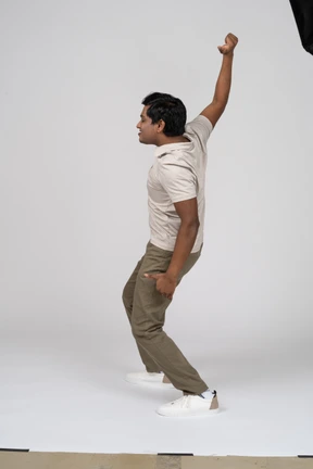 Man in casual clothes standing