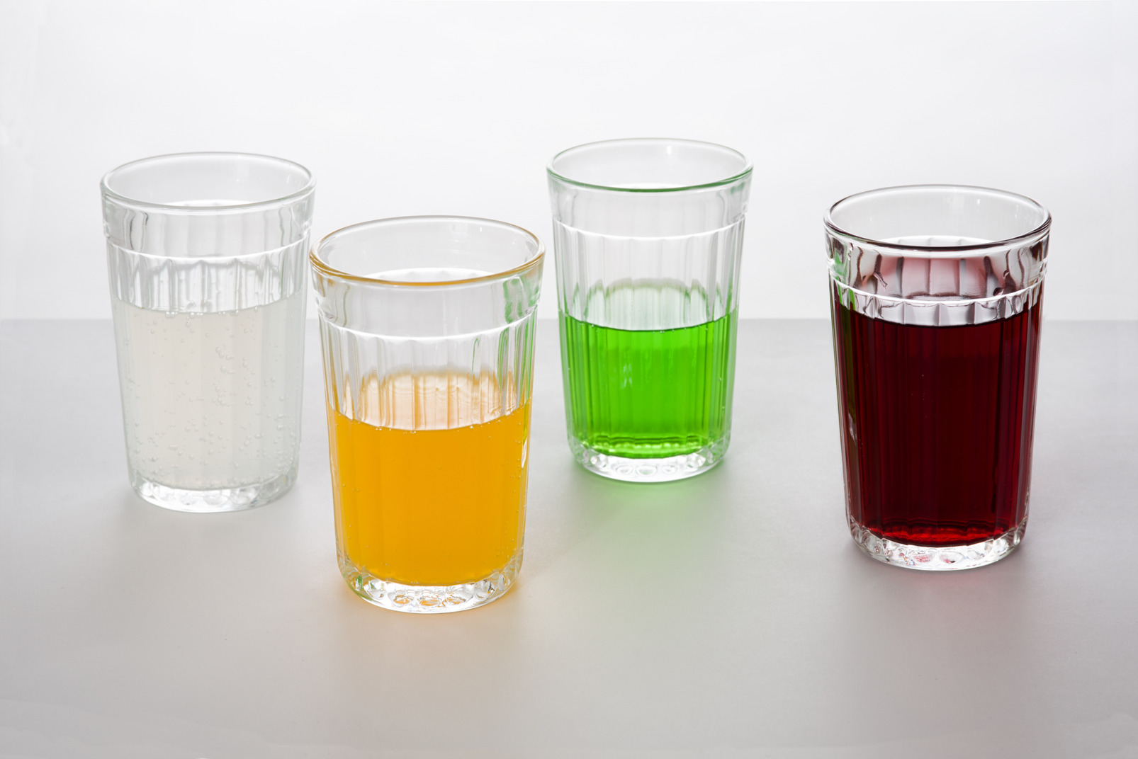 Multicolored chemical solutions